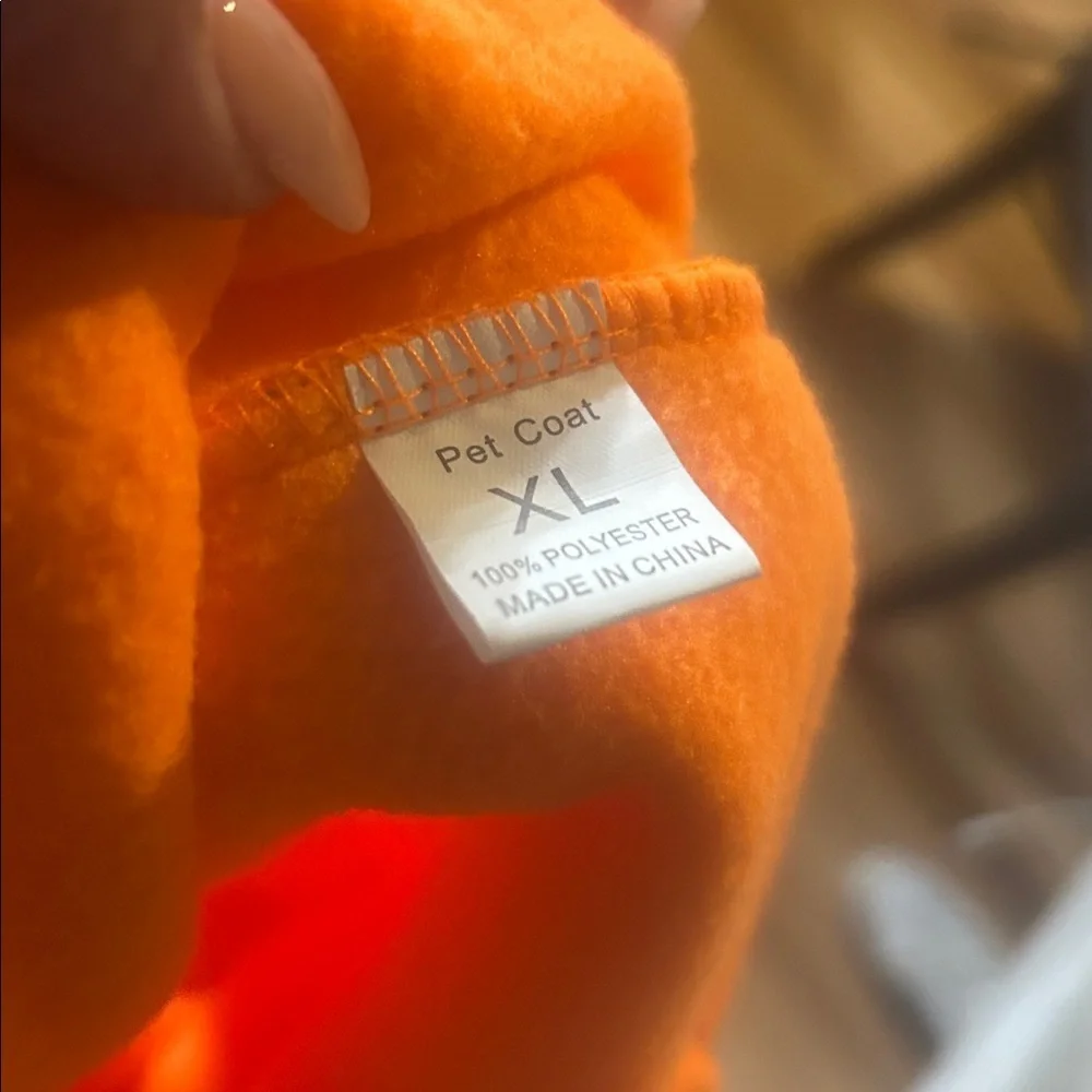Vibrant Orange Dog Safety Vest New